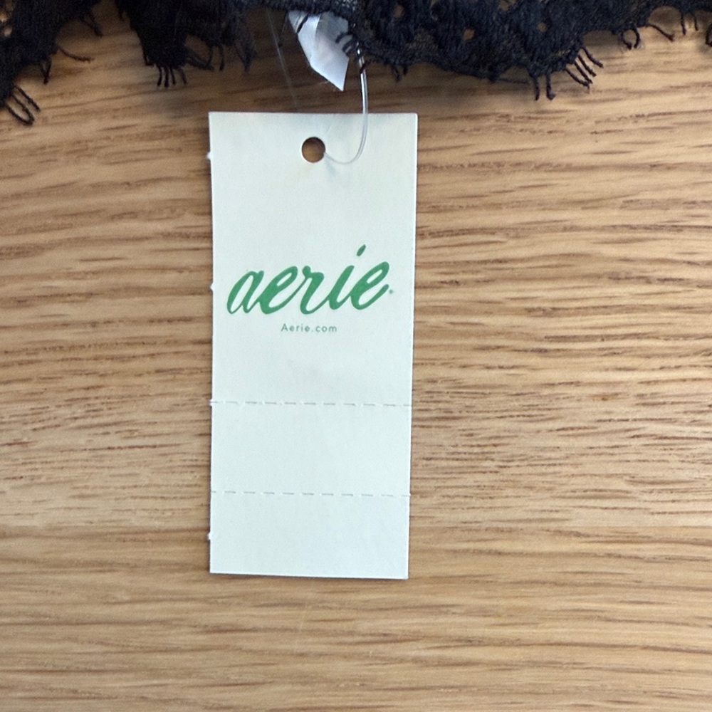 NWT Aerie Black Lace Bralette - Picture 2 of 5